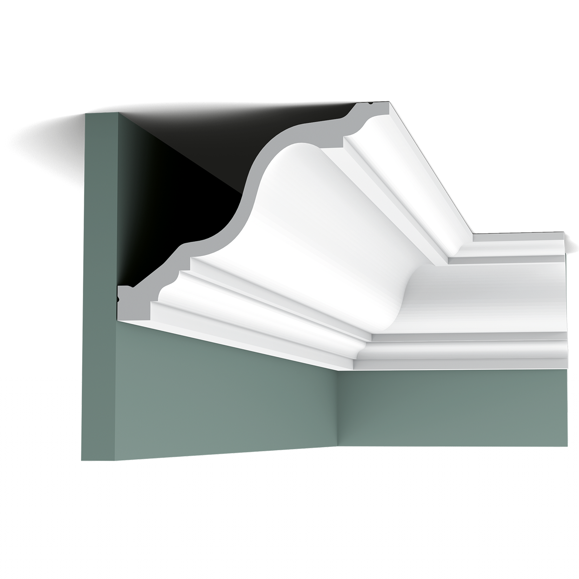stropní lišta Orac Luxxus C334/C334F 15 x 19,5 cm