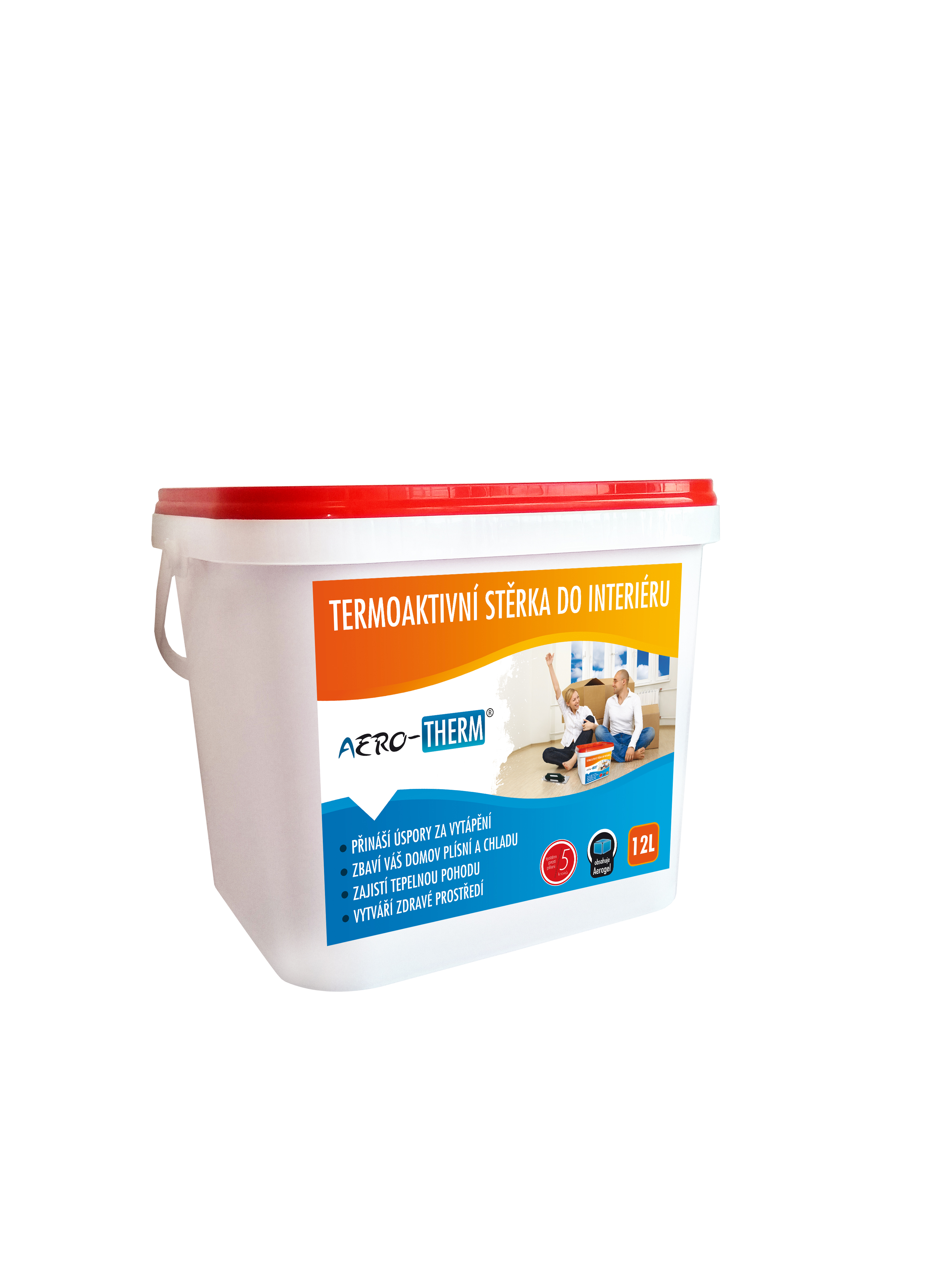 Termoaktivní izolační stěrka - nátěr AERO-THERM 12L