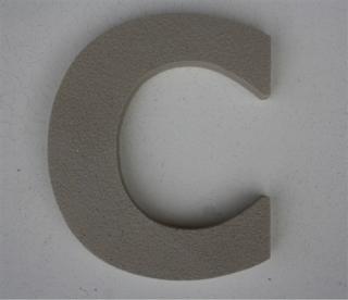 fasádní písmeno C - typ 1 (30 cm)