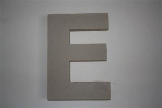 fasádní písmeno E- typ 1 (v.15, 20, 30 cm)