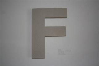 fasádní písmeno F- typ 1 (v.15, 20, 30 cm)