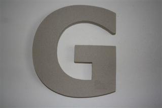 fasádní písmeno G- typ 1 (v.15, 20, 30 cm)