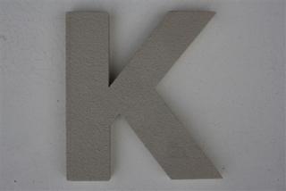 fasádní písmeno K - typ 1 (30 cm)