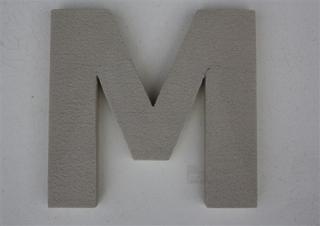 fasádní písmeno M - typ 1 (30 cm)