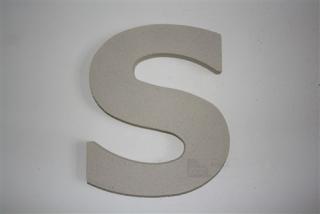 fasádní písmeno S - typ 1 (30 cm)