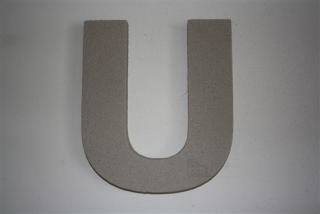 fasádní písmeno U - typ 1 (v.15, 20, 30 cm)