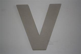 fasádní písmeno V - typ 1 (30 cm)