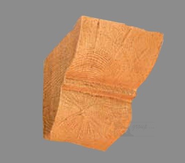 Konzole k trámům (dub světlý) 9x6cm 19586