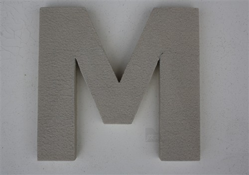 Fasádní písmeno M - typ 1 (15-50 cm)