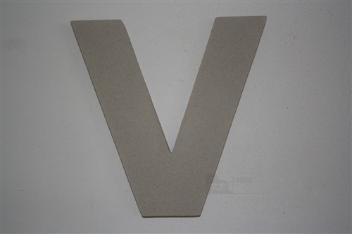 Fasádní písmeno V - typ 1 (15-50 cm)
