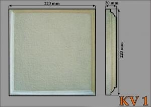 Bosáž tahaný povrch 220x220x30mm vzor
