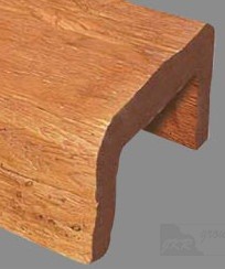 Umělý trám (dub světlý) PU 20x13x200cm 19570