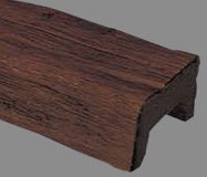 Umělý trám (dub tmavý) PU 9x6x200cm 19500