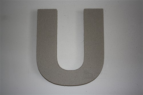 Fasádní písmeno U - typ 1 (15-50 cm)